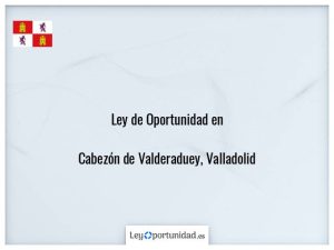 Ley oportunidad  Cabezón de Valderaduey