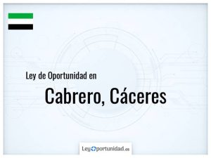 Ley oportunidad  Cabrero