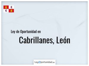 Ley oportunidad  Cabrillanes