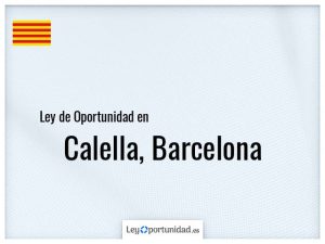 Ley oportunidad  Calella