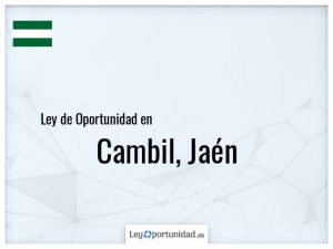 Ley oportunidad  Cambil