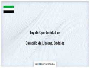 Ley oportunidad  Campillo de Llerena