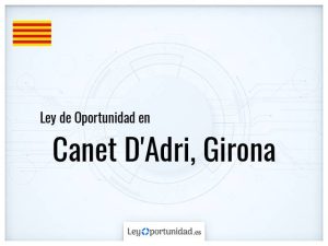 Ley oportunidad  Canet D'Adri