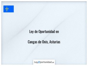 Ley oportunidad  Cangas de Onis