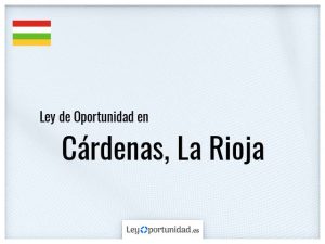 Ley oportunidad  Cárdenas