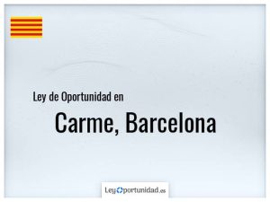 Ley oportunidad  Carme