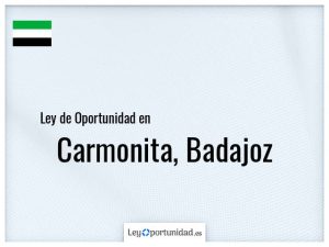 Ley oportunidad  Carmonita