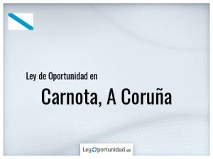 Ley oportunidad  Carnota