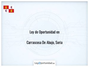 Ley oportunidad  Carrascosa De Abajo