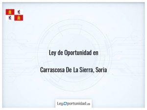 Ley oportunidad  Carrascosa De La Sierra