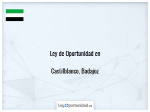 Ley oportunidad  Castilblanco