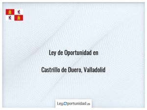 Ley oportunidad  Castrillo de Duero