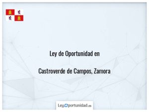 Ley oportunidad  Castroverde de Campos