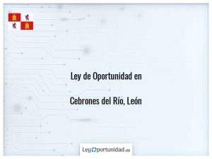 Ley oportunidad  Cebrones del Río