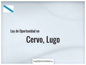 Ley oportunidad  Cervo