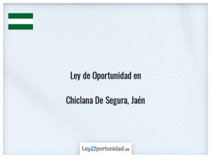 Ley oportunidad  Chiclana De Segura