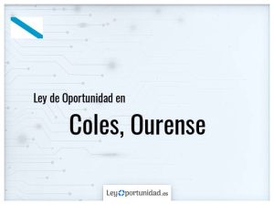 Ley oportunidad  Coles