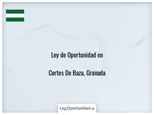 Ley oportunidad  Cortes De Baza