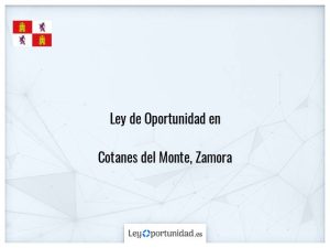 Ley oportunidad  Cotanes del Monte