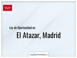 Ley oportunidad  El Atazar