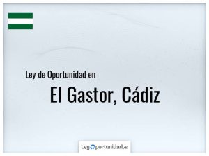 Ley oportunidad  El Gastor