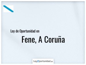 Ley oportunidad  Fene