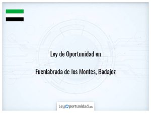 Ley oportunidad  Fuenlabrada de los Montes