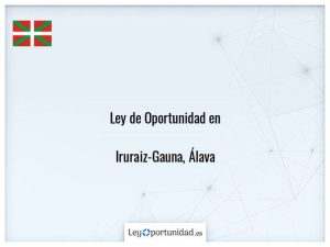 Ley oportunidad  Iruraiz-Gauna