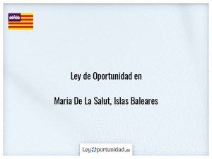 Ley oportunidad  Maria De La Salut