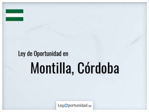 Ley oportunidad  Montilla