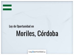 Ley oportunidad  Moriles