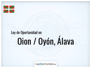 Ley oportunidad  Oion / Oyón