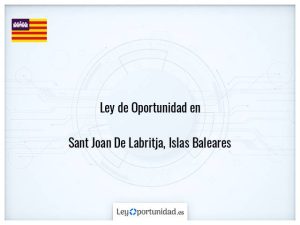 Ley oportunidad  Sant Joan De Labritja