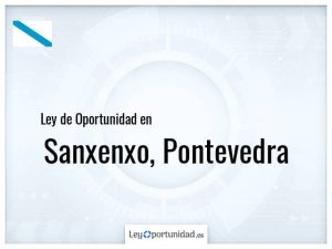 Ley oportunidad  Sanxenxo