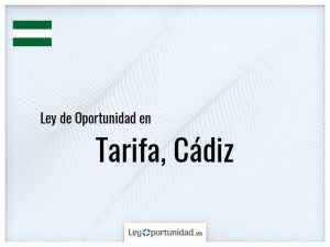 Ley oportunidad  Tarifa